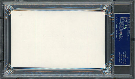 Ralph Miller Autographed 3x5 Index Card Oregon State University Beavers Coach PSA/DNA #83721087 - RSA