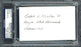 Ralph Miller Autographed 3x5 Index Card Oregon State University Beavers Coach PSA/DNA #83721086 - RSA