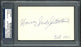 Harvey "Suds" Sutherland Autographed 3x5 Index Card Detroit Tigers PSA/DNA #83862439 - RSA