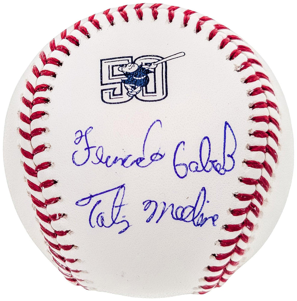 Fernando Tatis Jr. Autographed Official MLB 50th Anniversary Logo Baseball San Diego Padres Full Name JSA #JJ12774 - RSA