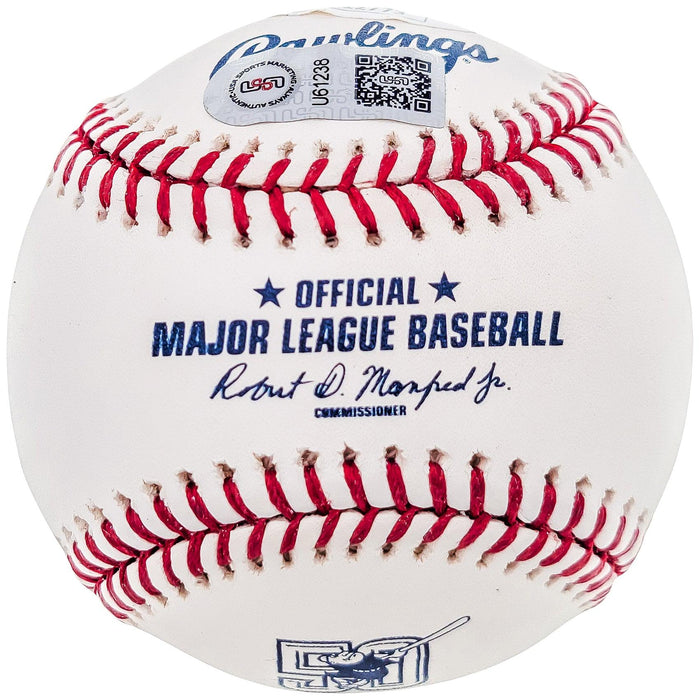 Fernando Tatis Jr. Autographed Official MLB 50th Anniversary Logo Baseball San Diego Padres Full Name JSA #JJ12773 - RSA