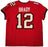 Tampa Bay Buccaneers Tom Brady Autographed Red Nike Vapor Elite Jersey Size 52 Fanatics Holo #B062630 - RSA