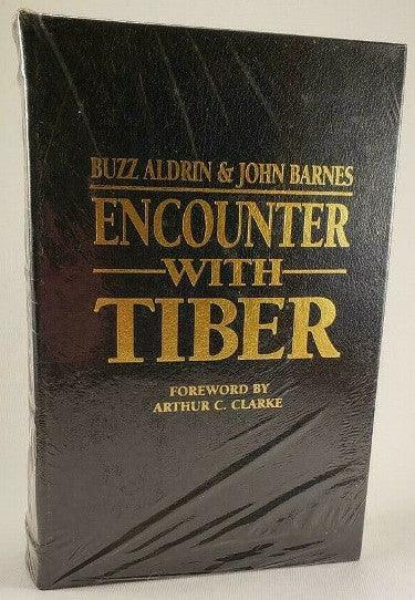 Buzz Aldrin signed Encounter With Tiber Flat Signed Press Leather Book #644/1500 (Apollo 11) - RSA