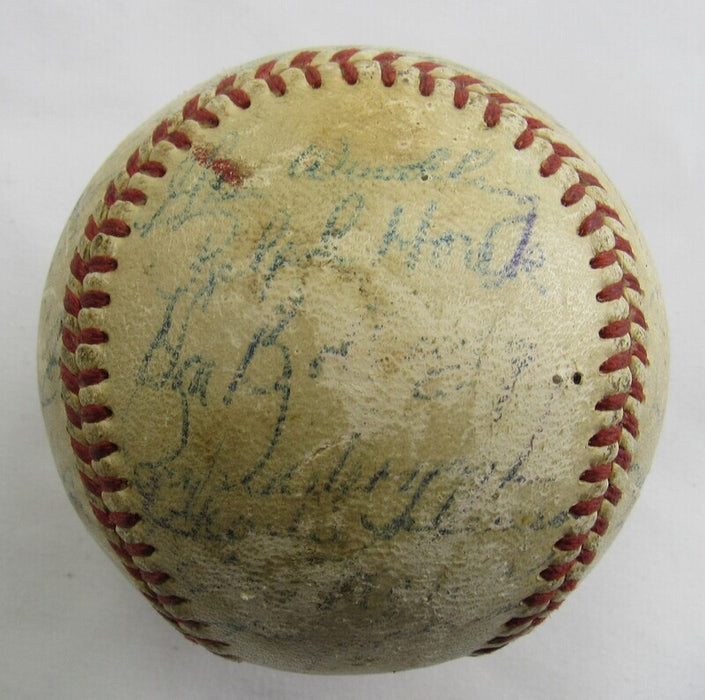 1953 yankees team signed baseball mickey mantle yogi berra billy martin 21 certificate of authenticity