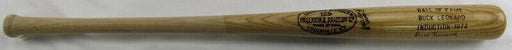 buck leonard signed louisville slugger baseball bat jsa ac15696 certificate of authenticity
