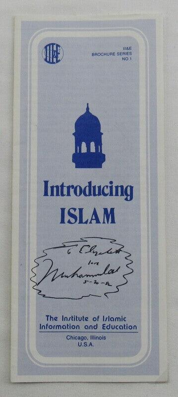 muhammad ali signed islam pamphlet jsa yy00924 certificate of authenticity