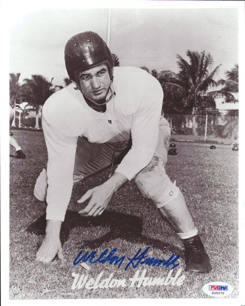 Weldon Humble Autographed 8x10 Photo Cleveland Browns PSA/DNA #S35270 - RSA