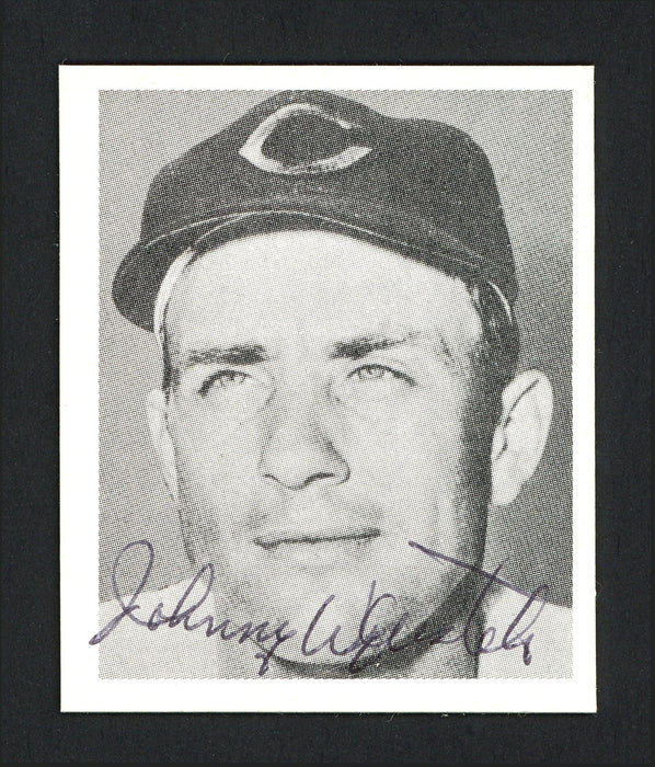 Johnny Wyrostek Autographed 1978 Bowman 1948 Bowman Reprint Card #44 Cincinnati Reds SKU #165733 - RSA