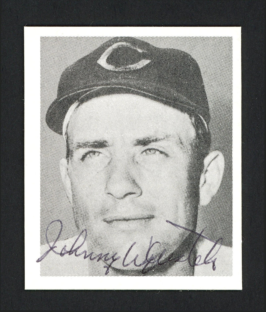 Johnny Wyrostek Autographed 1978 Bowman 1948 Bowman Reprint Card #44 Cincinnati Reds SKU #165733 - RSA