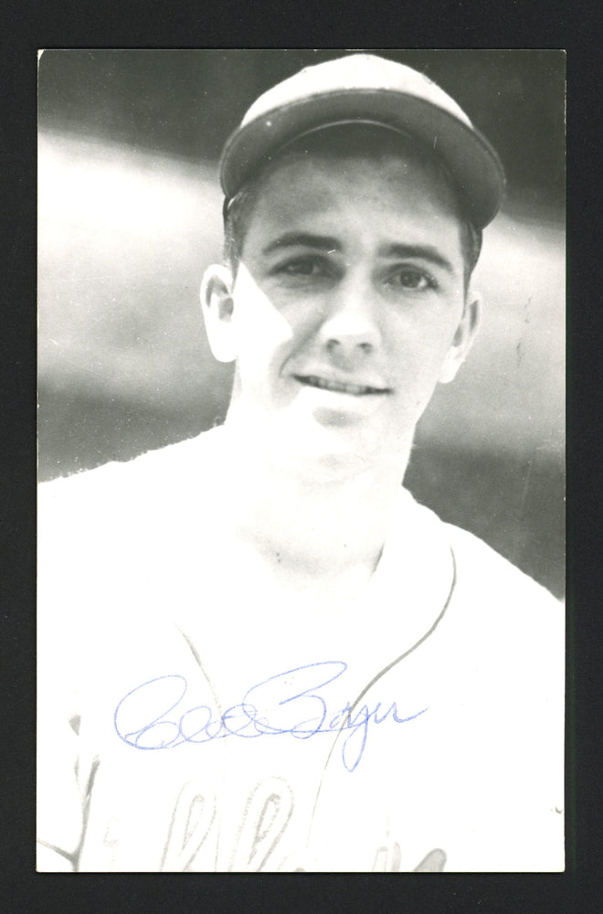 Clete Boyer Autographed 3.5x5.5 Jim Rowe Postcard Kansas City A's SKU #164881 - RSA