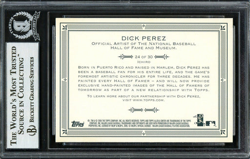 Ichiro Suzuki Autographed 2006 Topps Allen & Ginter Card #24 Seattle Mariners Beckett BAS #12668694 - RSA