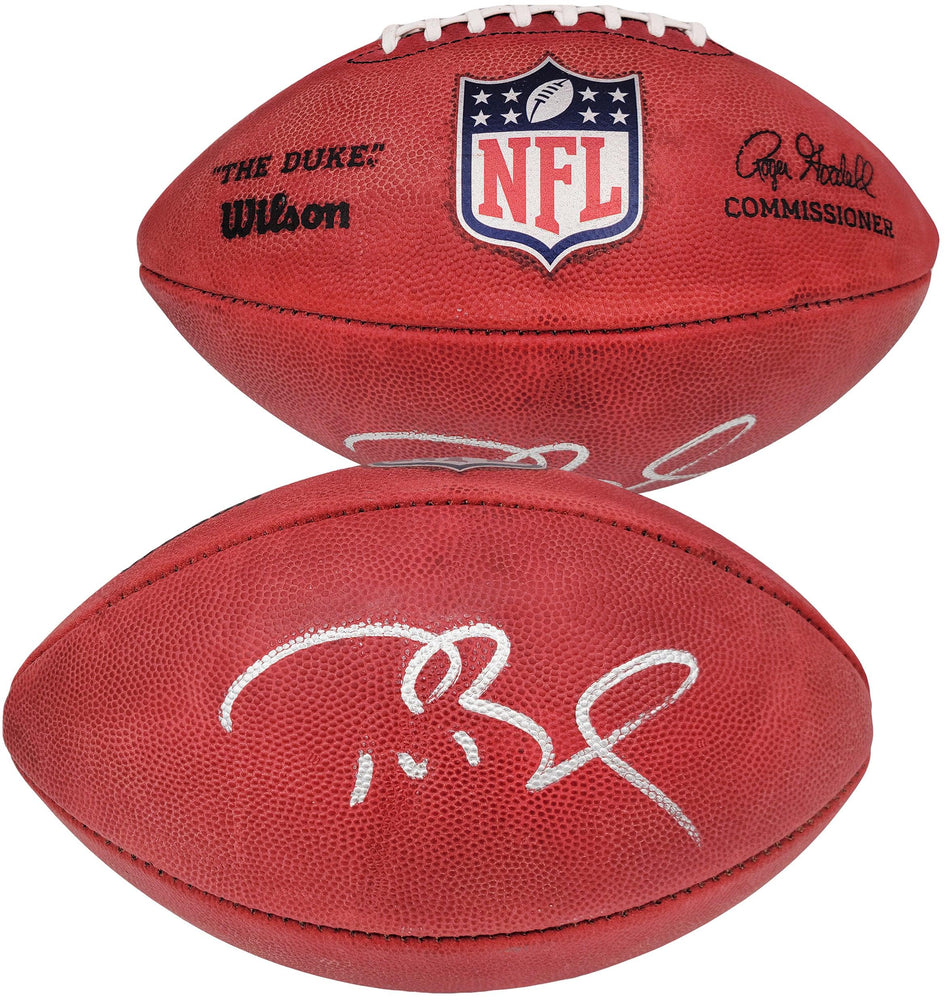 Tom Brady Autographed Official NFL Leather Football Tampa Bay Buccaneers Fanatics Holo Stock #202346 - RSA