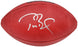Tom Brady Autographed Official NFL Leather SB LIII Logo Football Tampa Bay Buccaneers Fanatics Holo Stock #202347 - RSA