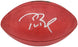 Tom Brady Autographed Official NFL Leather SB XXXVIII Logo Football Tampa Bay Buccaneers Fanatics Holo Stock #202364 - RSA