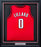 Portland Trail Blazers Damian Lillard Autographed Framed Red Jersey Beckett BAS Stock #202401 - RSA