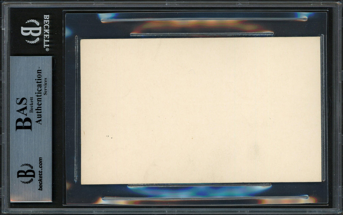 George Burke Autographed 3x5 Index Card MLB Photographer Died 1951 Beckett BAS #14066555 - RSA