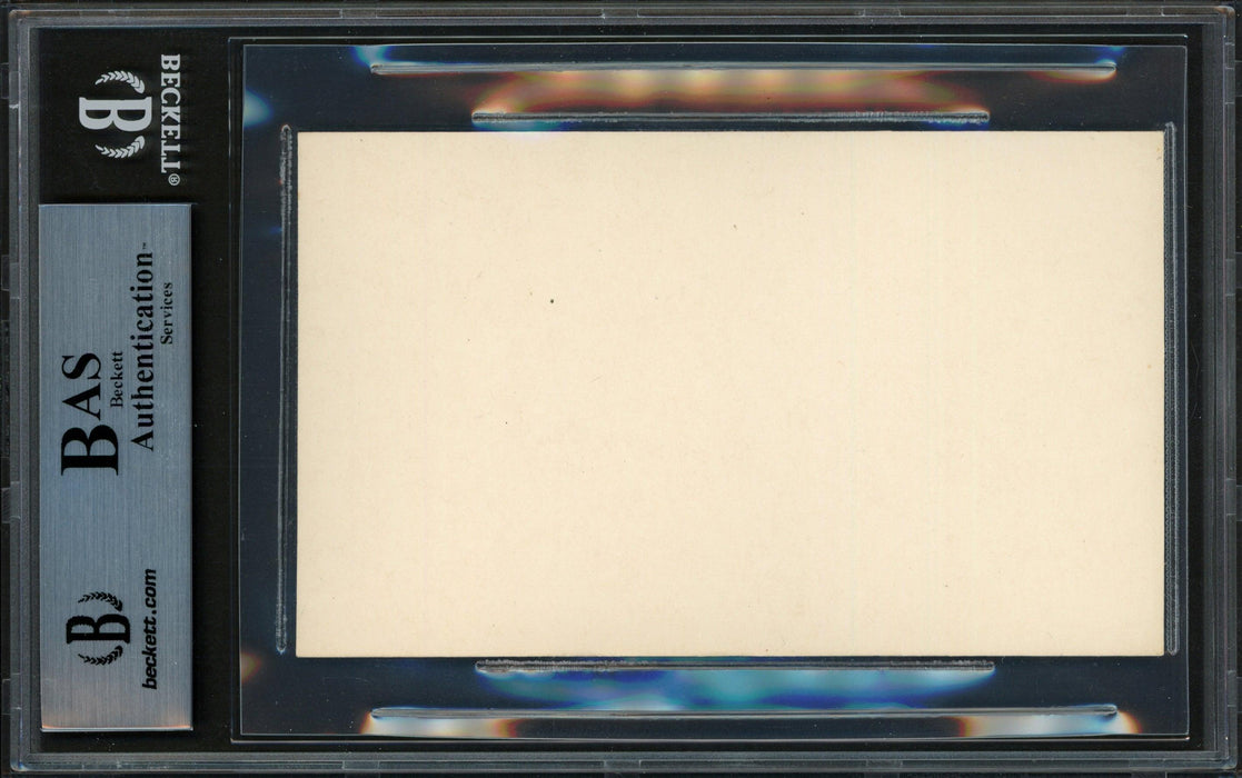 George Burke Autographed 3x5 Index Card MLB Photographer Died 1951 Beckett BAS #14066556 - RSA
