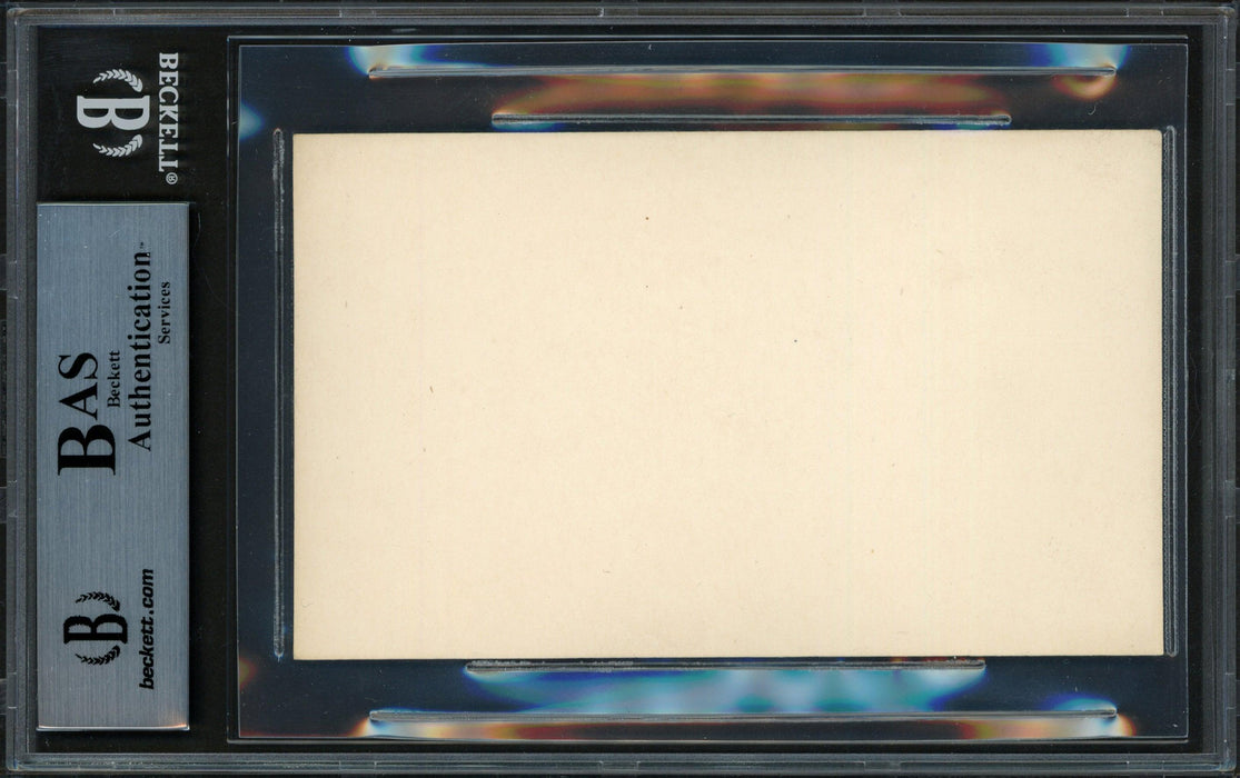 Mickey Cochrane Autographed 3x5 Index Card Detroit Tigers "To Gerald" Beckett BAS #14066557 - RSA