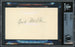 Fred Merkle Autographed 3x5 Index Card NY San Francisco Giants, Chicago Cubs Beckett BAS #14066606 - RSA