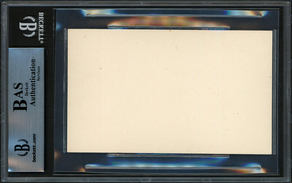 Hank Severeid Autographed 3x5 Index Card New York Yankees "To Gerald" Beckett BAS #14066620 - RSA