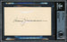 Heinie Zimmerman Autographed 3x5 Index Card Cubs, NY Giants Beckett BAS #14066623 - RSA