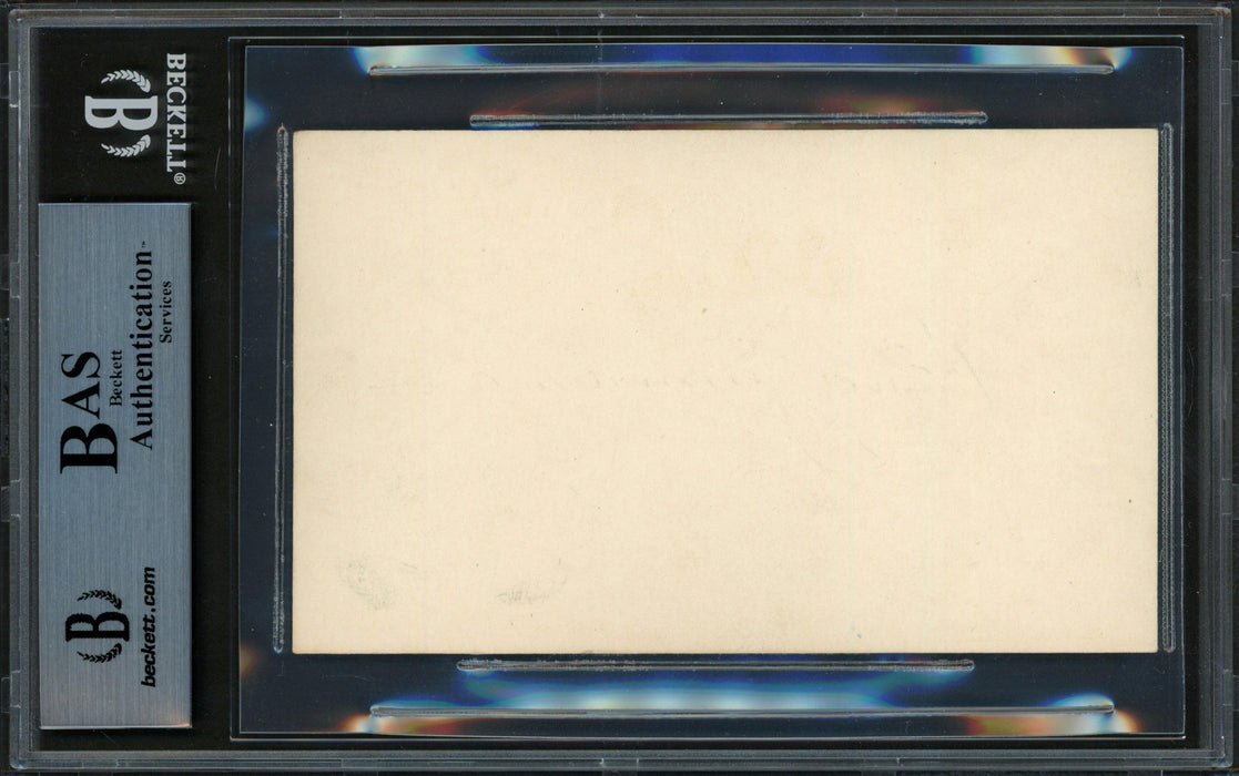 Heinie Zimmerman Autographed 3x5 Index Card Cubs, NY Giants Beckett BAS #14066623 - RSA