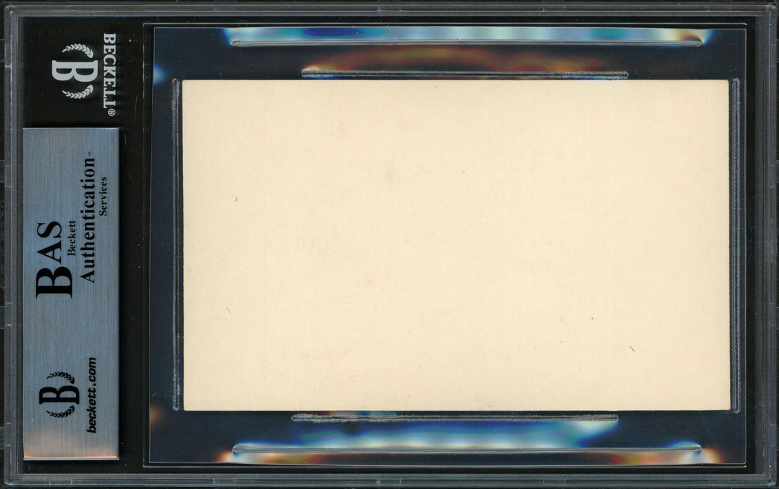 Heinie Zimmerman Autographed 3x5 Index Card Cubs, NY Giants Beckett BAS #14066624 - RSA