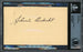 Johnny Johnnie Dickshot Autographed 3.25x5.5 Government Postcard Chicago White Sox Beckett BAS #14066916 - RSA