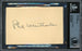 Phil Weintraub Autographed 3.25x5.5 Government Postcard New York Giants Beckett BAS #14066936 - RSA