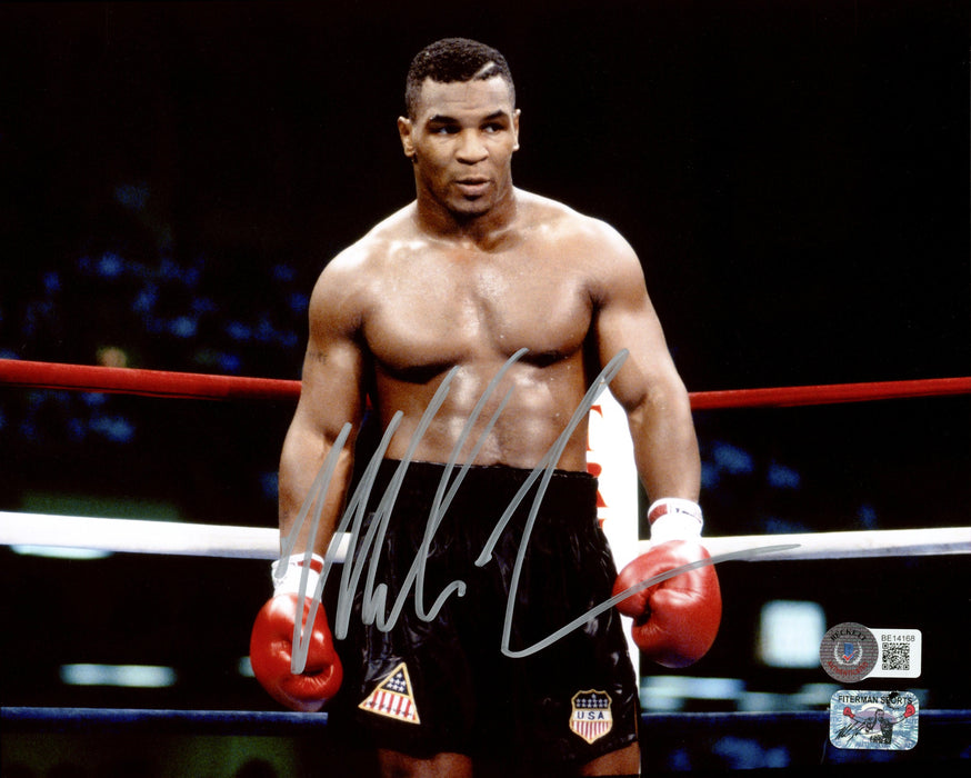 Mike Tyson Autographed 8x10 Photo Beckett BAS Stock #202435 - RSA