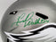 Herschel Walker Autographed Philadelphia Eagles Flash Silver Full Size Replica Speed Helmet Beckett BAS QR Stock #202155 - RSA