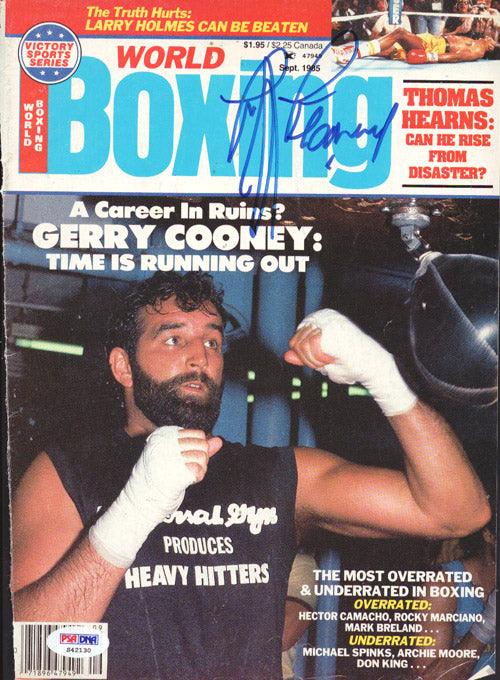 Gerry Cooney Autographed Boxing World Magazine Cover PSA/DNA #S42130 - RSA