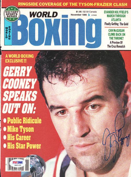 Gerry Cooney Autographed Boxing World Magazine Cover PSA/DNA #S42132 - RSA
