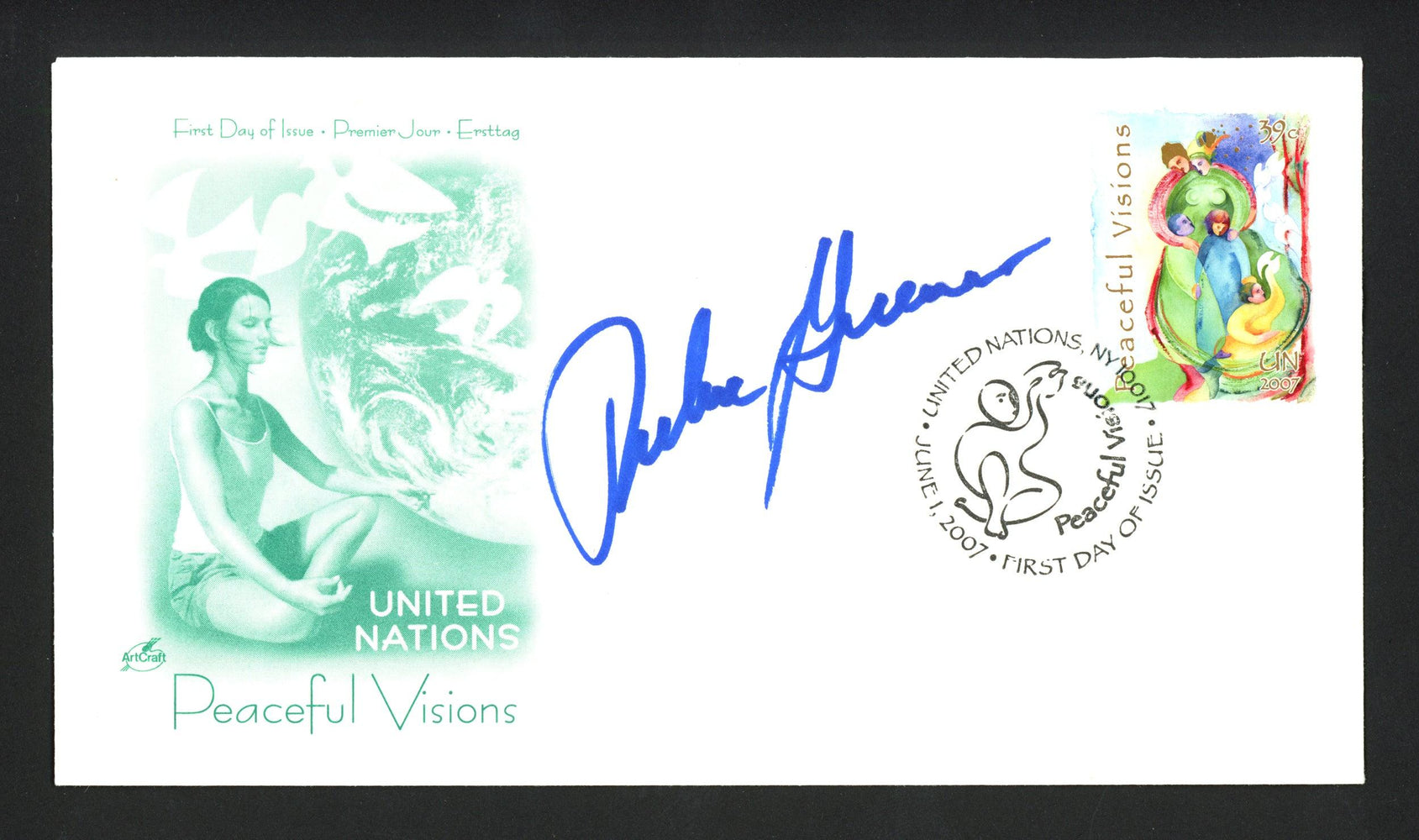 Richie Guerin Autographed First Day Cover St. Louis Hawks SKU #164979 - RSA