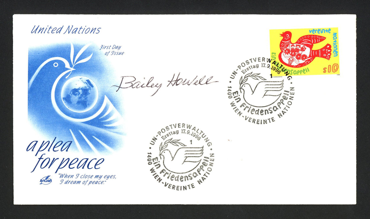Bailey Howell Autographed First Day Cover Boston Celtics SKU #164982 - RSA