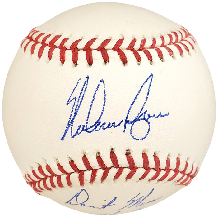 Nolan Ryan Autographed Official MLB Baseball Texas Rangers "Don't Mess With Texas" NR Holo Stock #112535 - RSA