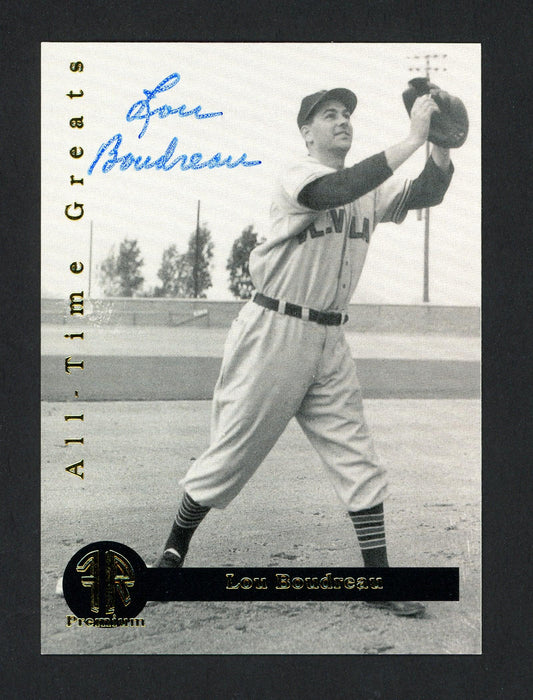 Lou Boudreau Autographed 1994 Front Row Card #1 Cleveland Indians SKU #160074 - RSA