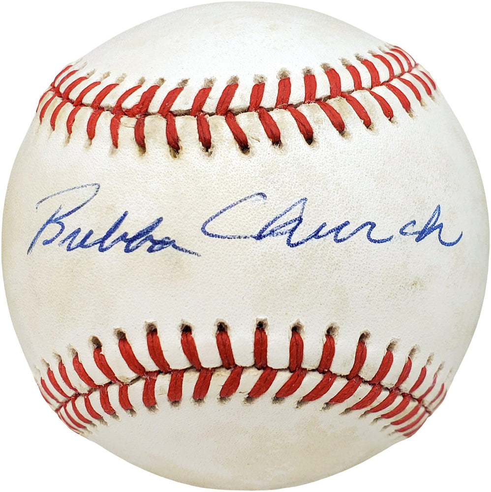 Bubba Church Autographed Official NL Baseball Philadelphia Phillies, Cincinnati Reds Beckett BAS #V68146 - RSA