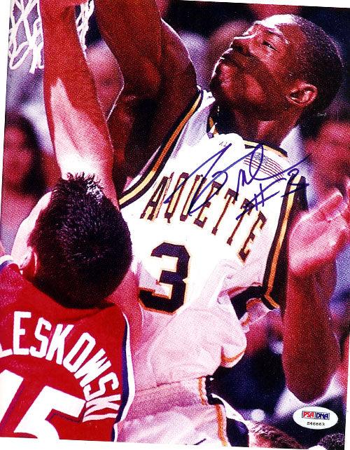 Dwyane Wade Autographed 8x10 Photo Marquette Golden Eagles PSA/DNA #S46663 - RSA