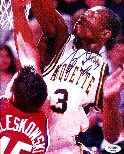 Dwyane Wade Autographed 8x10 Photo Marquette Golden Eagles PSA/DNA #S46665 - RSA