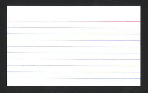 Stan Smith Autographed 3x5 Index Card Tennis SKU #165033 - RSA
