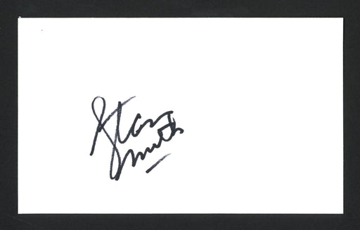 Stan Smith Autographed 3x5 Index Card Tennis SKU #165033 - RSA