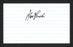 Alex Olmedo Autographed 3x5 Index Card Tennis SKU #165034 - RSA