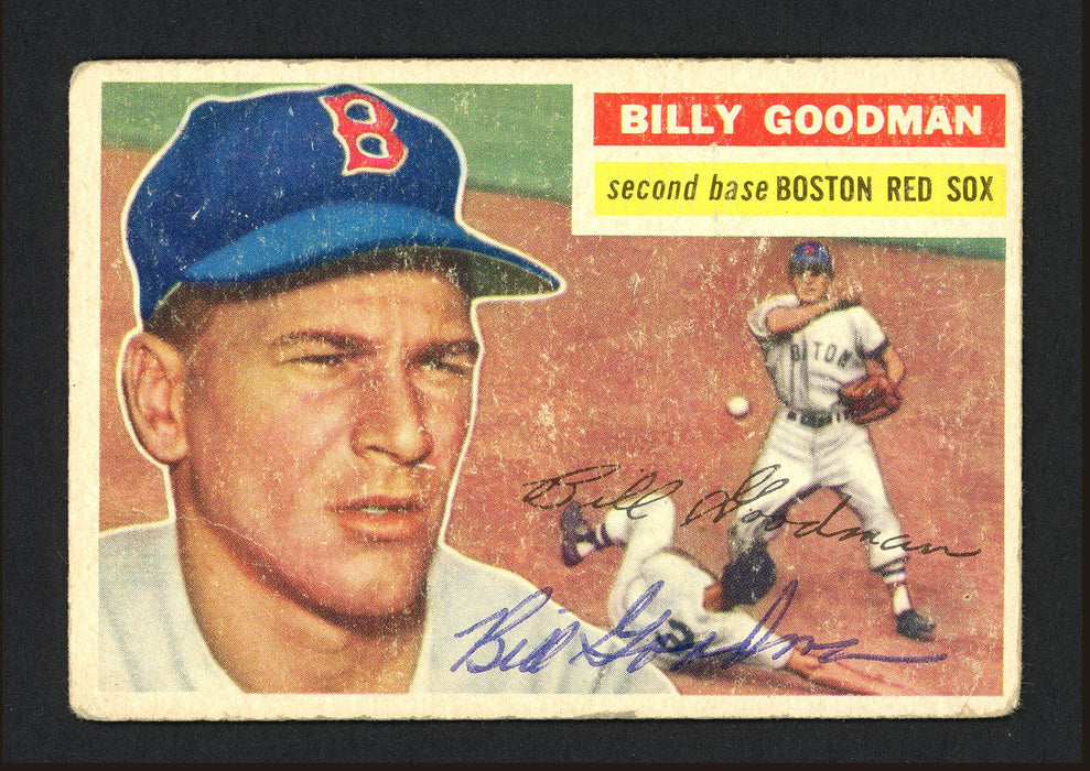 Billy Goodman Autographed 1956 Topps Card #245 Boston Red Sox SKU #164288 - RSA