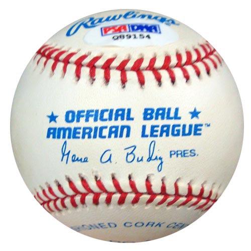 Freddie Sanford Autographed Official AL Baseball St. Louis Browns, New York Yankees PSA/DNA #Q89154 - RSA