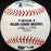 Les McCrabb Autographed Official MLB Baseball Philadelphia A's "Phil. A's " Beckett BAS #V68224 - RSA