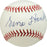Gene Handley Autographed Official MLB Baseball Philadelphia A's Beckett BAS #V68227 - RSA