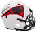 Mac Jones Autographed New England Patriots Lunar Eclipse White Full Size Replica Speed Helmet Beckett BAS QR Stock #202966 - RSA