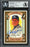Chipper Jones Autographed 2007 Topps Allen & Ginter Dick Perez Card #2 Atlanta Braves Beckett BAS Stock #193094 - RSA