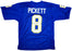 Pittsburgh Panthers Kenny Pickett Autographed Blue Jersey Beckett BAS QR Stock #202978 - RSA